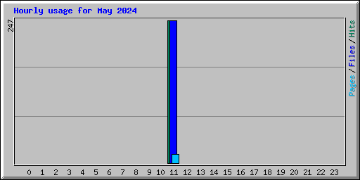Hourly usage for May 2024